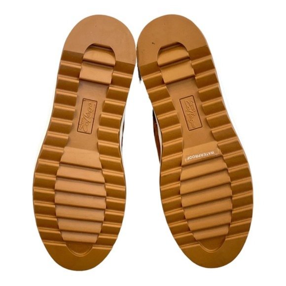 AQUA COLLEGE Women's Sheela Waterproof Booties in Camel - Size 7.5 M - Picture 8 of 9